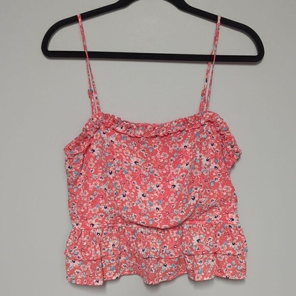 Trixxi Pink Floral Tank - Picture 1 of 7